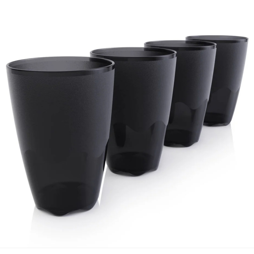 Tupperware Everyday Large Tumblers Black New - Picture 2 of 3